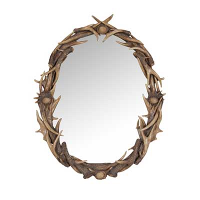 зеркало с оленьими рогами